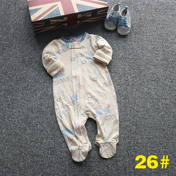 Newborn  Baby One-piece Footwear Pajamas With Foot Romper
