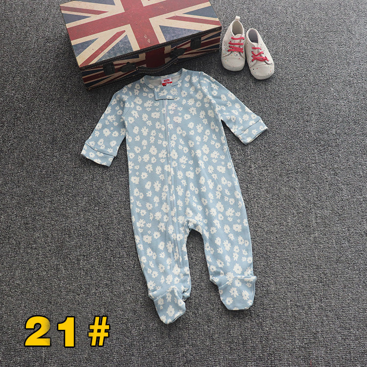 Newborn  Baby One-piece Footwear Pajamas With Foot Romper
