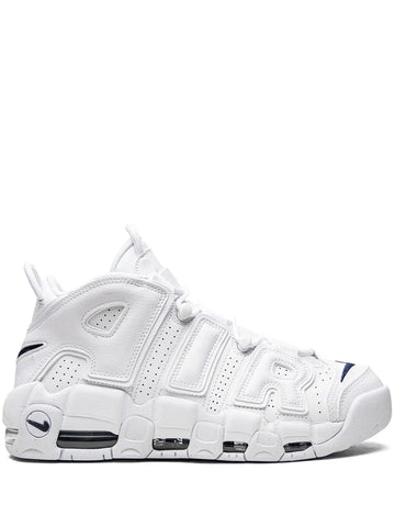 Air More Uptempo White/Midnight Navy Sneakers