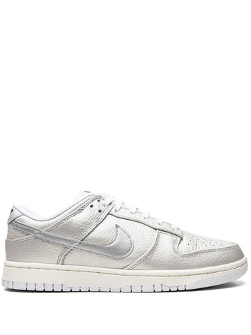 Dunk Low Metallic Silver Sneakers