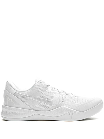 Kobe 8 Protro Triple White Sneakers