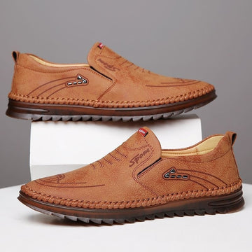 Men's Leather Shoes SummerAutumn New Style Casual Genuine Leather Soft Sole