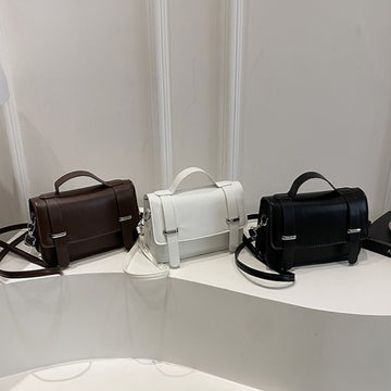 Niche Versatile Square Mini Bag For Women 2025 Solid Color