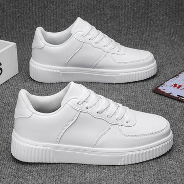 Comfortable Thick-soled Height-increasing Shoes With An Elevated Autumn Vibe