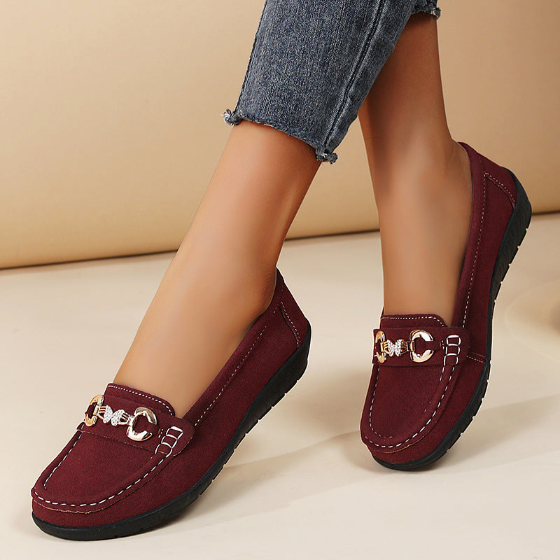 Loafer Shoes New Style Casual Flat-heeled Women's